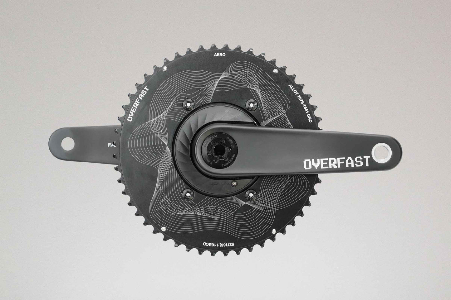 OVERFAST Light Carbon Power Meter Crankset
